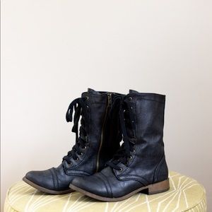 Mossimo Black Combat Boots